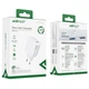 Адаптер мережевий ACEFAST A5 |1USB/1Type-C, 32W/2.4A, PD/QC| White - зображення 1