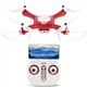 Дрон SYMA X25W с управляемой камерой WIFI FPV 720P Красный - изображение 1