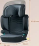 Fotelik samochodowy Kinderkraft Xpand 2 i-Size Graphite Black (KCXPAN02BLK0000) - obraz 15
