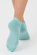 Женские короткие носки с цветочным узором Giulia WS1 SOFT BACKGROUND 004 36/40 синие Blue pastel turquoise - изображение 3