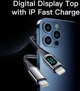 Кабель Essager LED Digital Display USB Type C x Lightnining PD 20 Вт 1 м Чорний (EXCTL-YD01) - зображення 7