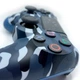 Ігровий джойстик для PS 4 синій комуфляж бездротовий вібраційний - зображення 4