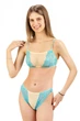 Комплект женский кружевной топ и стринги Felisiya Lingerie Желтый 2009+220-007с1741 S - изображение 2