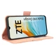 Чехол-книжка с кармашками Deexe Wallet Stand для ZTE Blade V40 Design - Pink - изображение 4