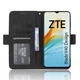 Чехол-книжка с кармашками Deexe Wallet Stand для ZTE Blade V40 Design - Black - изображение 3