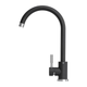 Смеситель-кран кухонный GRANADO Elche Black shine (gz0101) - изображение 1