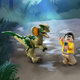 Конструктор LEGO Jurassic World Засідка дилофозавра 211 деталей (76958) - зображення 8