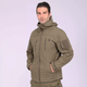 Куртка тактическая Eagle Soft Shell JA-01-0 с флисом Olive Green M - изображение 4