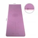 Коврик (мат) для йоги та фітнесу Springos TPE 6 мм YG0015 Purple/Pink - изображение 2