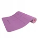 Коврик (мат) для йоги та фітнесу Springos TPE 6 мм YG0015 Purple/Pink - изображение 3