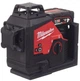 Нивелир лазерный уровень 3D аккумуляторный Milwaukee M12 3PL-401C (+заряд. устройство, 1 акум. 4 Ач, кейс) (4933478102) - изображение 2