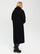 Пальто кашемировое&nbsp;демисезонное Chiuas Альба 2XL-3XL черное (PKDA7802) - изображение 5