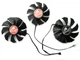Вентилятор для видеокарты Colorful NB RTX 3060 3070 3080 3090 комплект 3 шт (№452) - изображение 1