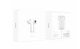 Беспроводные Bluetooth наушники Hoco EW25 с зарядным кейсом и микрофоном блютуз наушники вкладыши белые - изображение 4