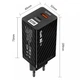 Універсальний адаптер USB Type-C для ноутбука та телефону 65W GaN BK378 зарядний пристрій Travel Charger (68602679) - зображення 7