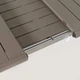 Стіл для саду розкладний Keter Harmony Extendable 230758 білий – світло – коричневий - зображення 4