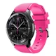 Силиконовый ремешок Watchbands для Samsung Gear S3 / Samsung Galaxy Watch 46mm Silver - розовый (WB001PINK) - изображение 1