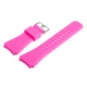 Силиконовый ремешок Watchbands для Samsung Gear S3 / Samsung Galaxy Watch 46mm Silver - розовый (WB001PINK) - изображение 3