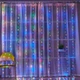 Новогодняя гирлянда штора Капля росы 3х3 м от USB, повер банка (разноцветная) 300 LED с пультом ДУ - изображение 3
