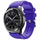 Силиконовый ремешок Watchbands для Samsung Gear S3 / Samsung Galaxy Watch 46mm Silver - фиолетовый (WB001PURPLE) - изображение 1