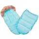 Детский конверт для коляски, санок 4 в 1 Springos SB0015 Sky Blue - изображение 7