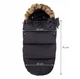 Детский конверт для коляски, санок 4 в 1 Springos SB0003 Black - изображение 4