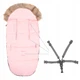Детский конверт для коляски, санок 4 в 1 Springos SB0017 Pink - изображение 9