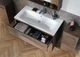 Тумба с умывальником GEBERIT Selnova Square 100x65.2x50.2см подвесная коричневая 501.246.00.1 - изображение 3