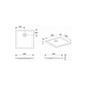 Поддон для душевой кабины GEBERIT Nemea 90x90x3.5см квадратный акриловый без сифона белый 550.591.00.1 - изображение 2