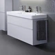 Умывальник подвесной GEBERIT Smyle Square 1200x480x165мм прямоугольный на две чаши белый 500.223.01.1 - изображение 4