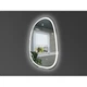Зеркало в ванную DEVIT Style 82.8x52.8см c подсветкой овальное 5415080 - изображение 4