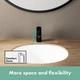 Змішувач для умивальника одноважільний HANSGROHE Vernis Blend чорний латунь з донним клапаном 71585670 - зображення 3