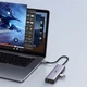 Док-станция Ugreen CM512 USB3.0 Type-C-HDMI 4K/2x USB 3.2 Gen1/RJ45/SD/TF/PD 100W 60515 Серая UGR-90568 - изображение 6
