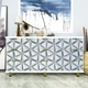 Самоклеюча плівка Sticker Wall SW-00001236 Зелені трикутники 3D 0,45х10м - зображення 5