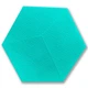 Декоративний самоклеючий шестикутник 3D ментол 200x230мм (1105) SW-00000745 - зображення 1