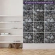 Декоративная ПВХ плита Sticker Wall серый темно-серый мрамор 1,22х2,44мх3мм SW-00001407 - изображение 4