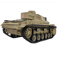 Машинка на радіоуправлінні 3848 RC TANK 1:16 Yellow Танк з обертальною баштою і рухомим дулом до 30 хв - изображение 2