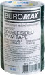 Набор клейкой ленты двухсторонней на вспененой основе Buromax 12 мм х 2 м 12 шт Черная (BM.7557) - изображение 2