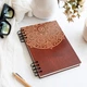 Блокнот "Mandala" в деревянной обложке, А5, 80 листов слоновая кость в точку, Красное дерево, WOODPRESENT - изображение 3