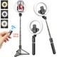 Кольцевая лампа Ring Light L07 с моноподом штатив селфи-палка пульт дистанционного управления 3 в 1 (L07) - изображение 1