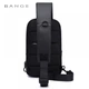 Рюкзак з однією лямкою Сумка слінг Bange (BGS1911 Black) 9.7'' з USB Чорний - зображення 5