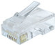 Конектор Gembird RJ-45 Cat.6 8P8C 100 шт. (LC-8P8C-002/100) - зображення 1