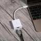 Адаптер Ugreen HDMI - USB Type-C (F/M), White (40273) - зображення 4