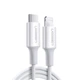 Кабель Ugreen US171 USB-C - Lightning, 1.5м, White (60748) - изображение 1