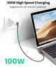 Кабель Ugreen US335 USB-C - USB-C, 2м, Gray (70698) - изображение 4