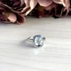 Срібна каблучка з натуральним топазом 6.075ct, вага виробу 4,6 гр (2042600) - зображення 2