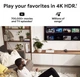 Приставка Google Chromecast with Google TV 4K white - зображення 4