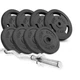 Штанга STRONG 37 кг с W-образным грифом набор для фитнеса начинающих - изображение 8