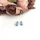 Серебряные серьги с опалом 1.7ct, фианитами (2085553) - изображение 2