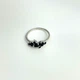 Серебряное кольцо с натуральным сапфиром 1.25ct, вес изделия 2,08 гр (2112679) - изображение 2